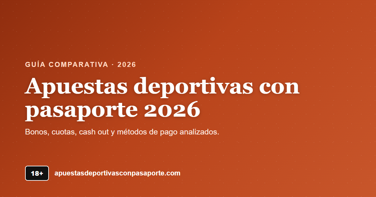 Apuestas deportivas con pasaporte